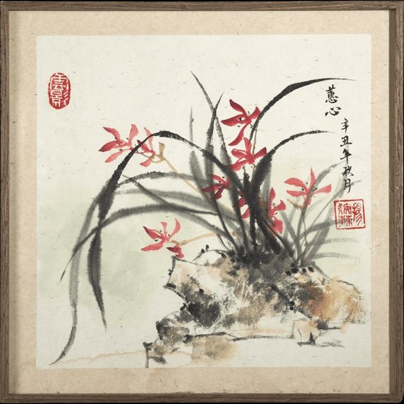 I bought a few decorative ink paintings when I went to China before